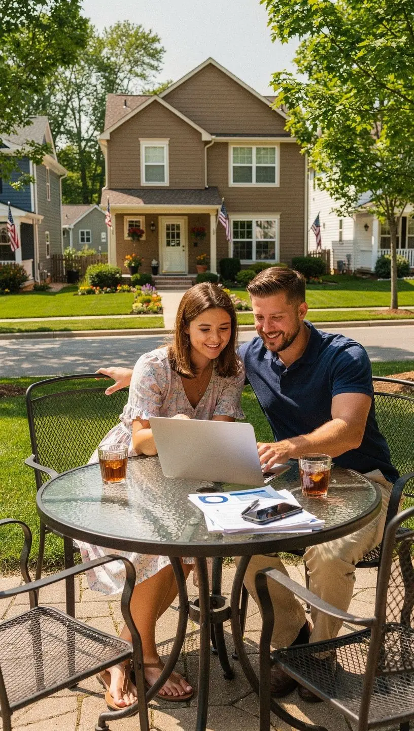 Obrazek przedstawiający osobę korzystającą z laptopa w celu uzyskania oferty ubezpieczenia.